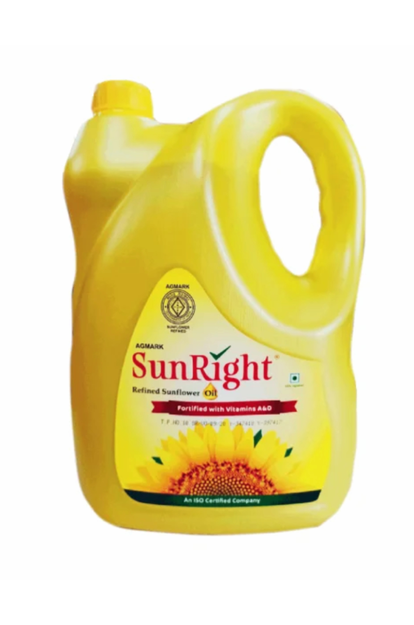 SunRight Refined Sunflower Oil - 5L Can