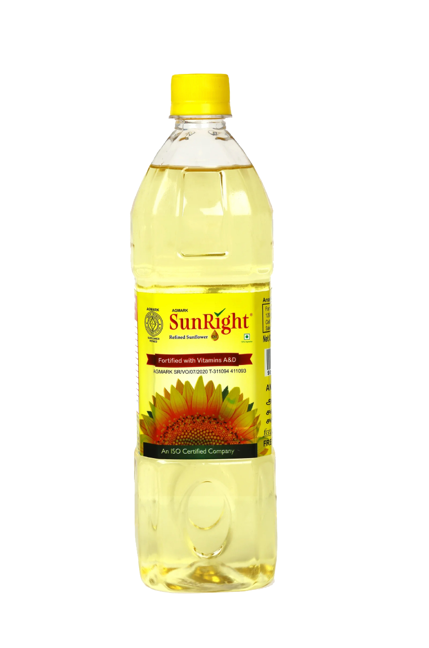 SunRight Refined Sunflower Oil - 1 L